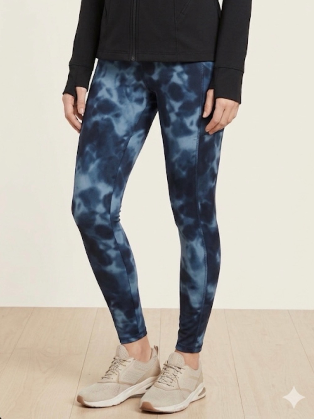 Danskin Blue Tie-Dye Leggings women’s Size S New without tags never tags